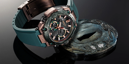 G-Shock MRGB2000KT3A Kobayashi Tsuba Iron Guard Emerald Phoenix