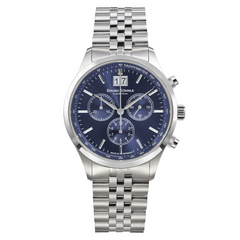 Bruno Sohnle 17-13229-342 Turin Chronograph Blue Dial Big Date