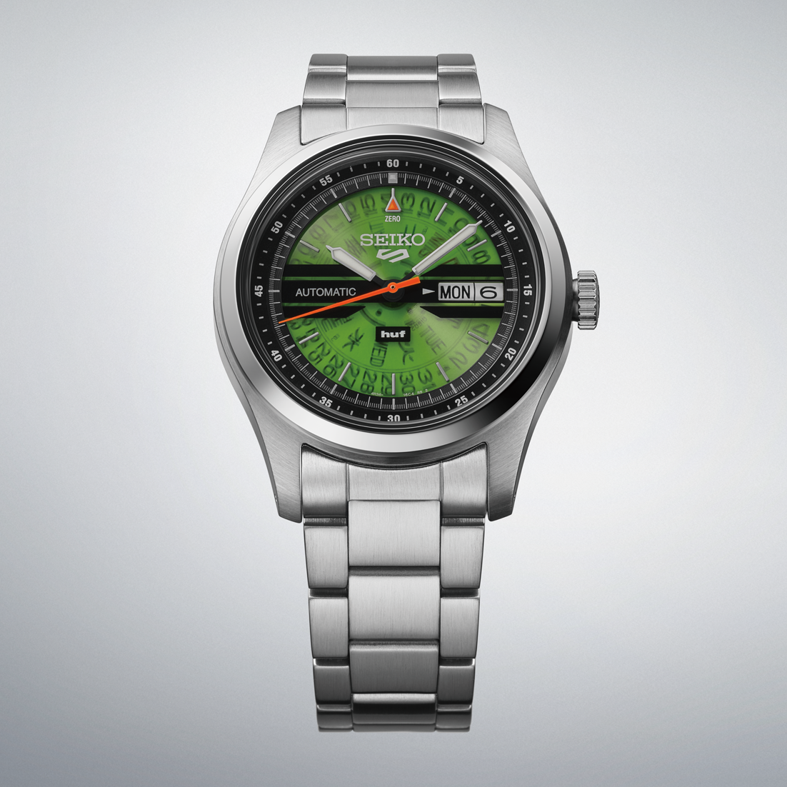 Seiko 5 Sports SRPM09 HUF Limited Edition Automatic Green Dial