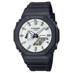 G-Shock GA2100WD-1A High Contrast Black and White Ana-Digi