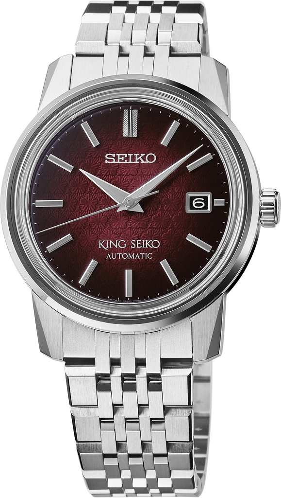 Seiko SJE103 King Seiko KSK Garyu-Bai Plum Dial Automatic 39mm