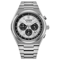 Citizen CA4610-85A Zenshin Chrono Super Titanium Gray Textured Dial