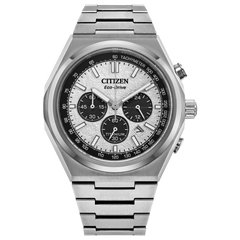 Citizen CA4610-85A Zenshin Chrono Super Titanium Gray Textured Dial