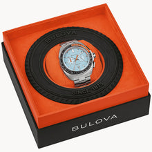 Bulova 98B432 Racer Chronograph Ice Blue Dial Quartz