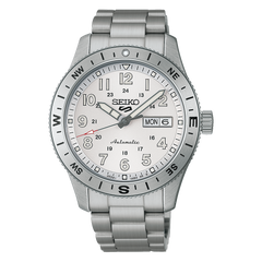 Seiko 5 Sports HDB007 Field Series Silver Dial Automatic 41mm