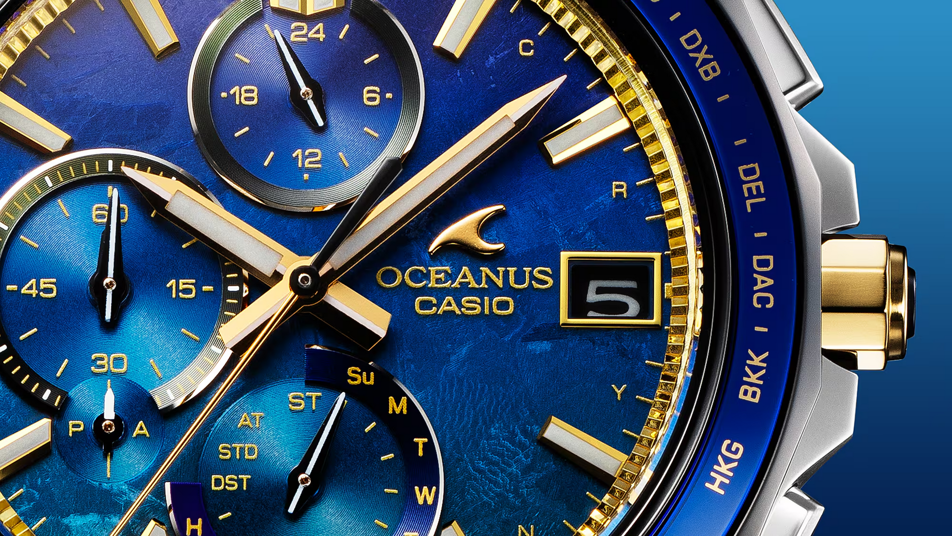 Casio Oceanus OCWS7000SS-2A 50th Anniversary Manta Sky and Sea Casio Oceanus OCWS7000SS-2A 50th Anniversary Manta Sky and Sea