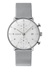 Junghans 27/4003.46 Max Bill Chronoscope White Dial Mesh // Pre-Owned