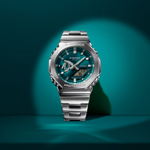 G-Shock GM2110D-3A1 G-STEEL 2100 Series Casioak Green Dial Ana-Digi