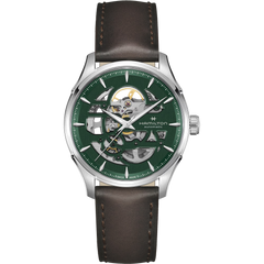 Hamilton H42535560 Jazzmaster Skeleton Automatic Green Dial 40mm
