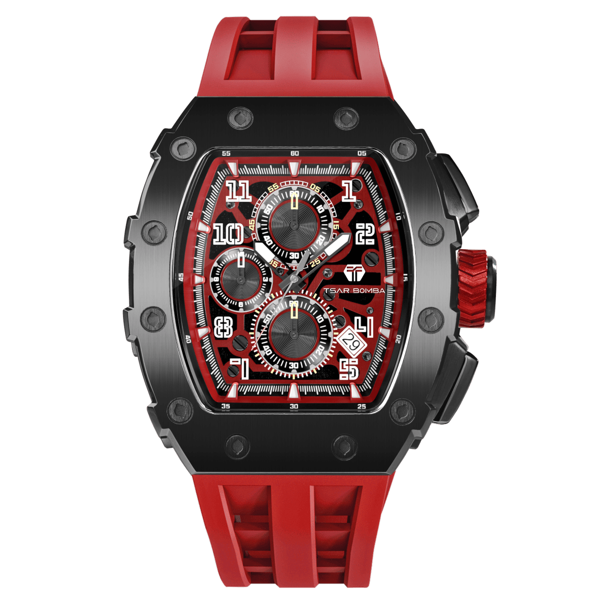 TSAR BOMBA Elemental TB8204Q Black Red