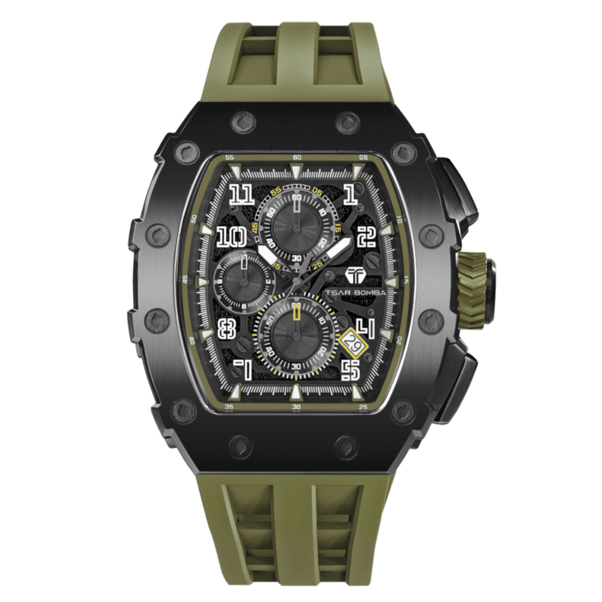 TSAR BOMBA Elemental TB8204Q Olive Green