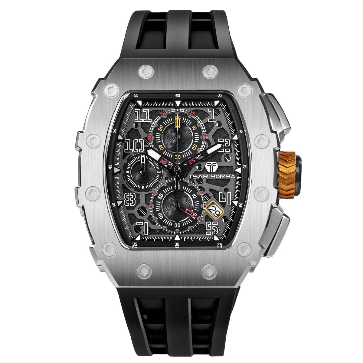 TSAR BOMBA Elemental TB8204Q Silver Black