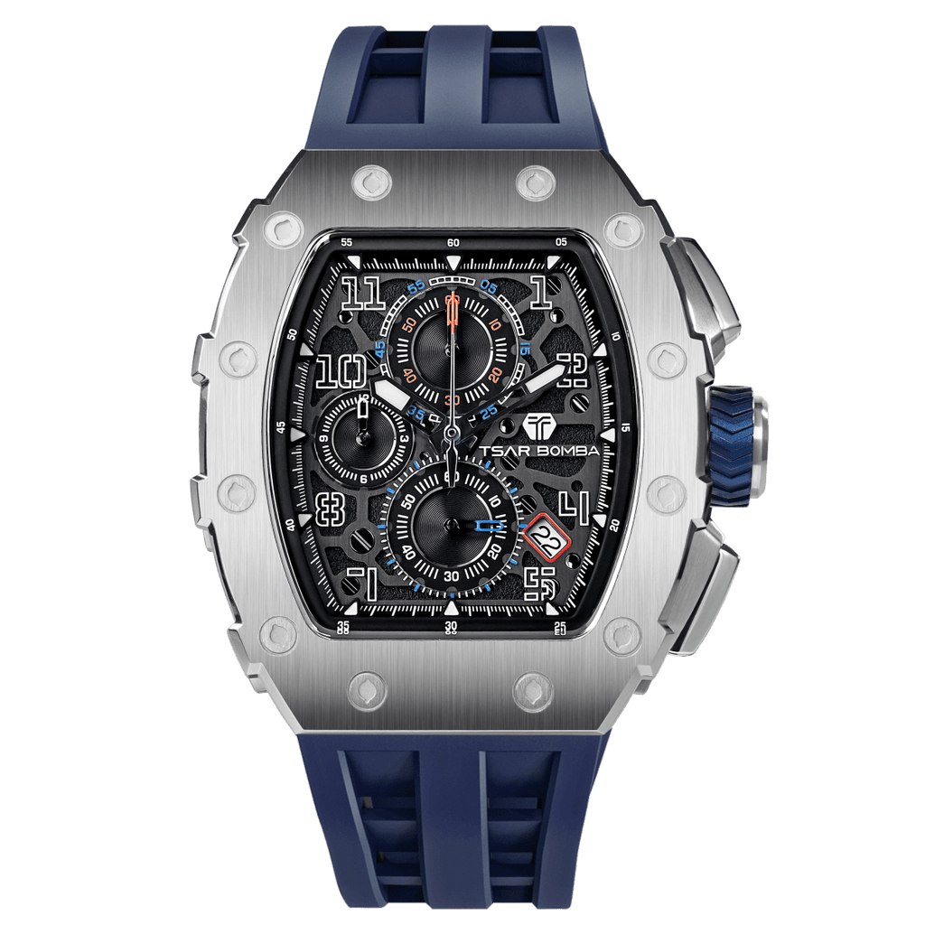 TSAR BOMBA Elemental TB8204Q Silver Blue