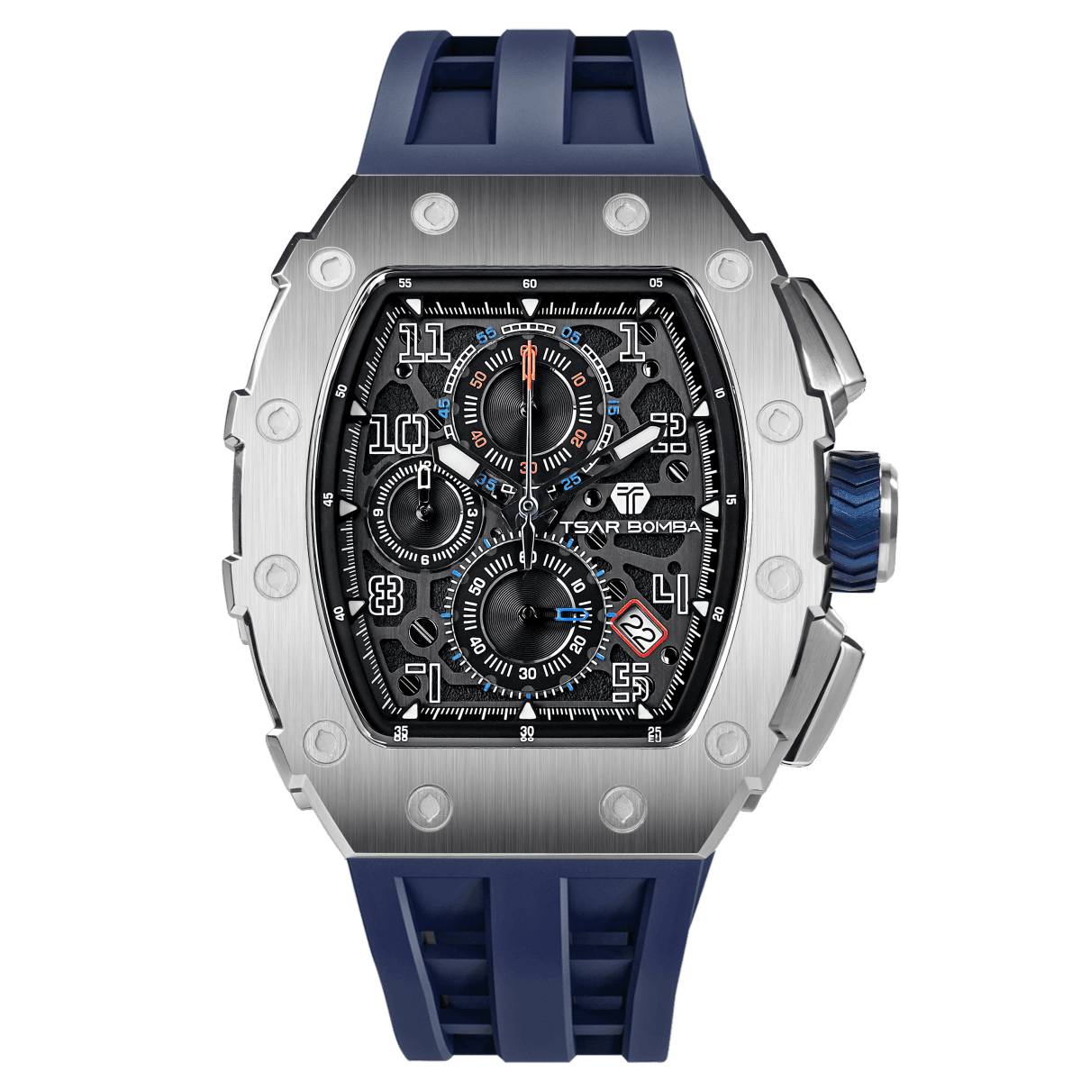TSAR BOMBA Elemental TB8204Q Silver Blue