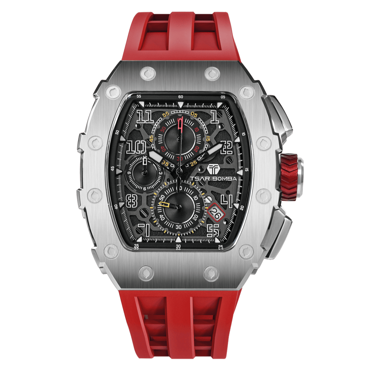 TSAR BOMBA Elemental TB8204Q Silver Red
