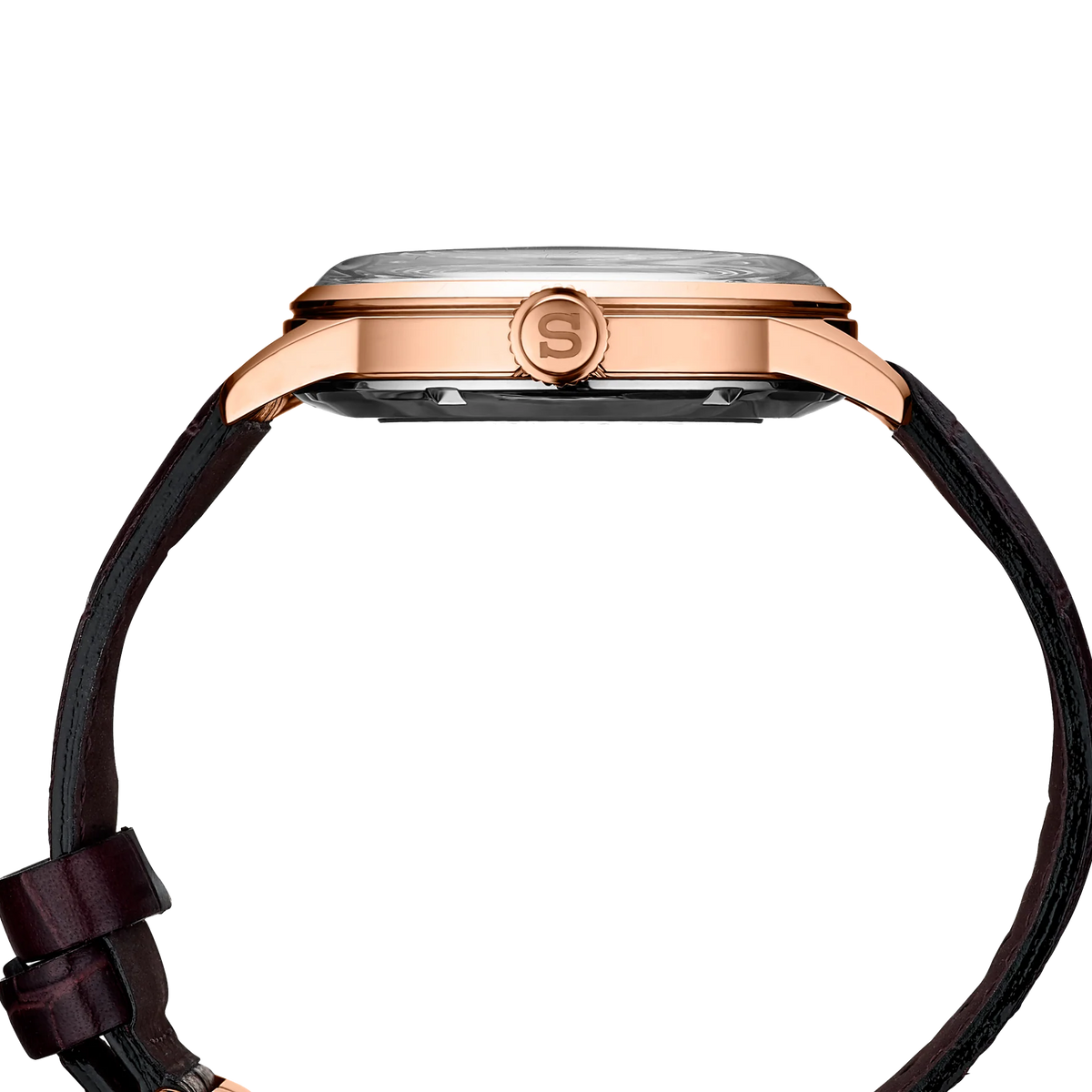 Seiko Presage SRPB46 Cocktail Time Burgundy Dial Automatic Rose Gold