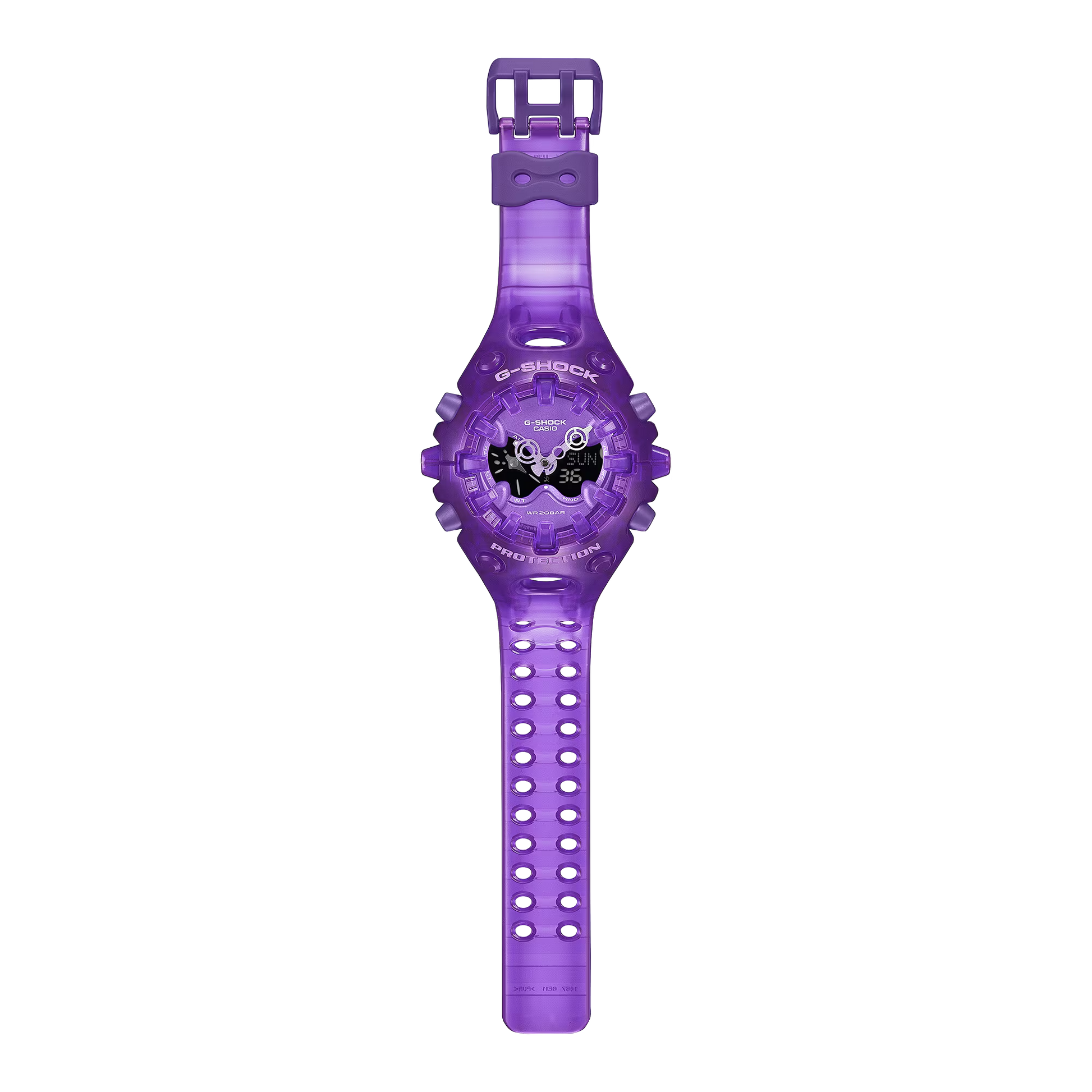 G-Shock GAV01SKE-6A Translucent Big Case Purple Resin Ana-Digi