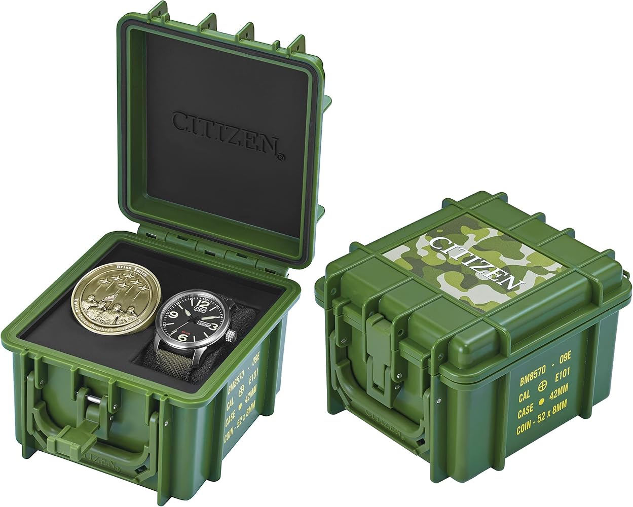 Citizen BM8570-09E Chandler Commemorative Military Box Set Eco