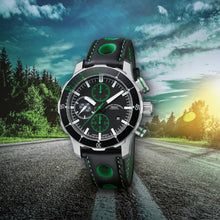 Muhle Glashutte M1-40-93-LB Rallye-Chronograph GLP Automatic Green Flag