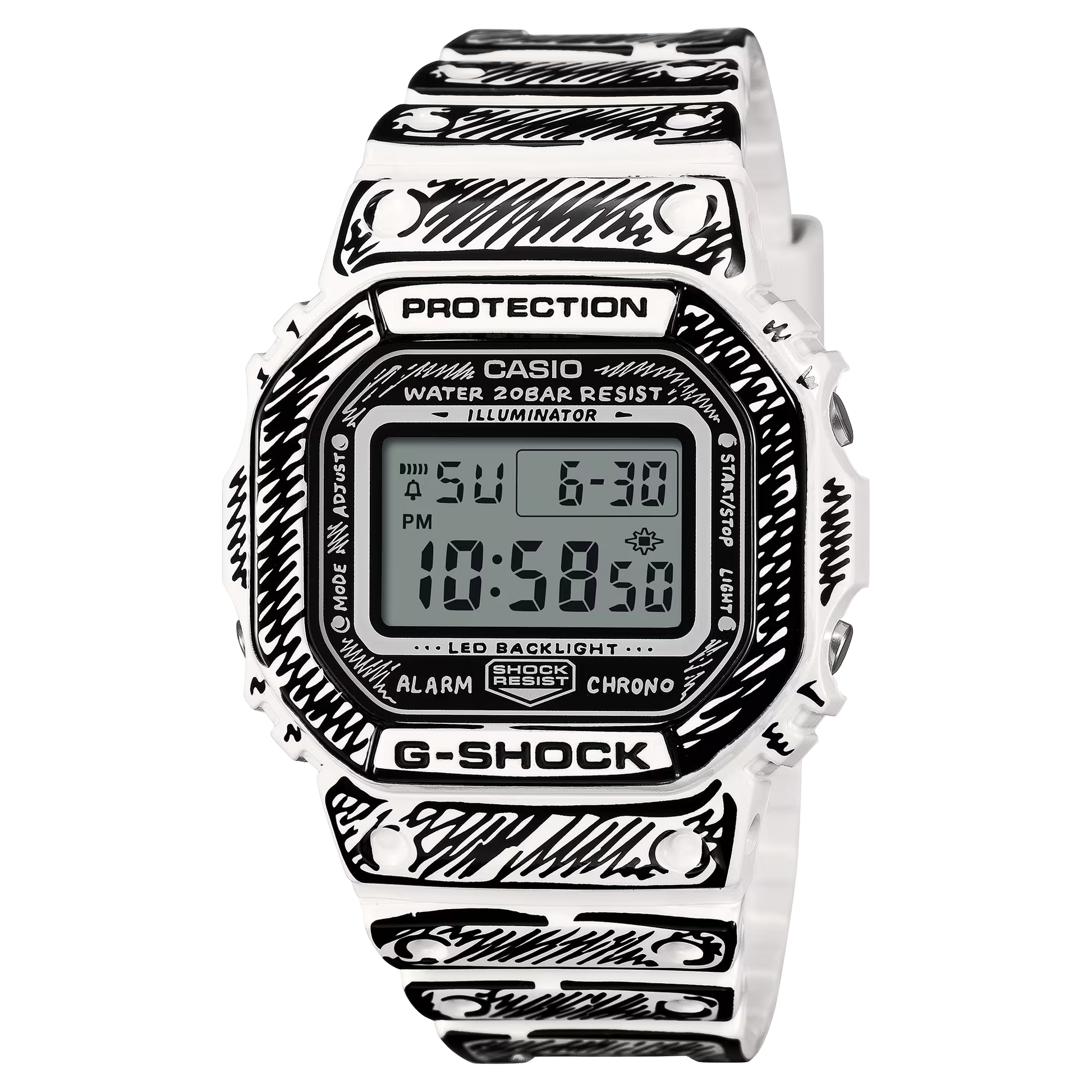 G-Shock DW5600JV-7 Joshua Vides Collaboration Digital Square Resin