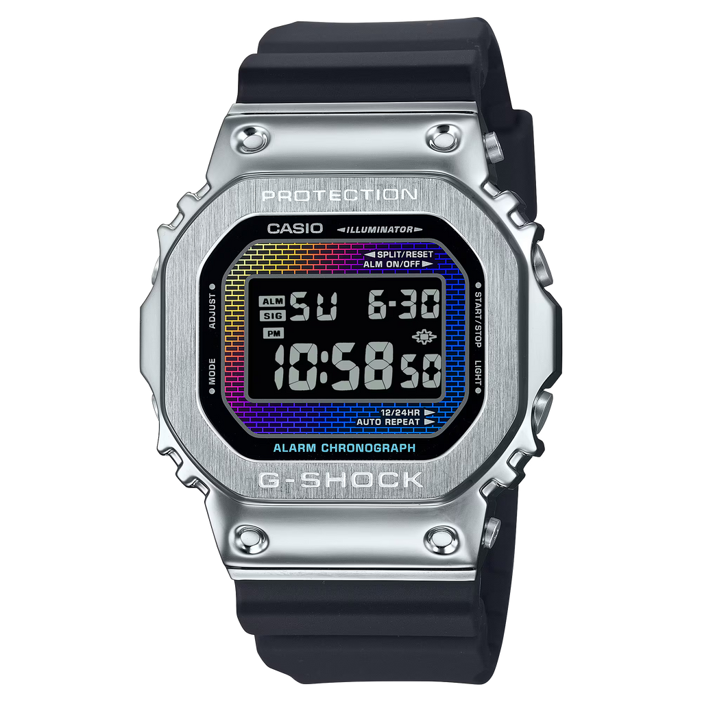 G-Shock GM5600RW-1 Brick Rainbow Metal Square Digital