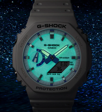 G-Shock GA2100HDS-7A Summer Seas White and Blue Ana-Digi Resin