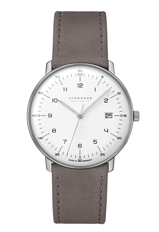 Junghans 59/2021.02 max bill MEGA Solar White Dial