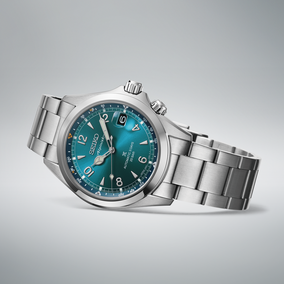 Seiko Prospex SPB503 Alpinist Mechanical Land Automatic 3 Days Ice Blue Dial