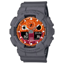 G-Shock GA100FL-8A Flames of Color Orange Dial Ana-Digi