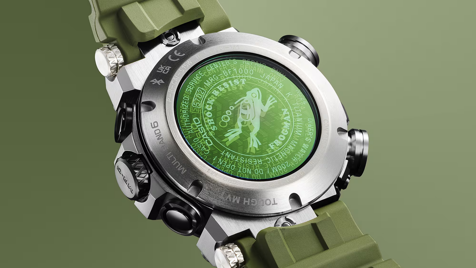 G-Shock MRGBF1000RG3 MR-G Goliath Frogman Titanium Armor Clad