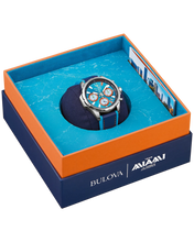 Bulova 96B460GP E1 Team Miami GP Marine Star Limited Edition Blue
