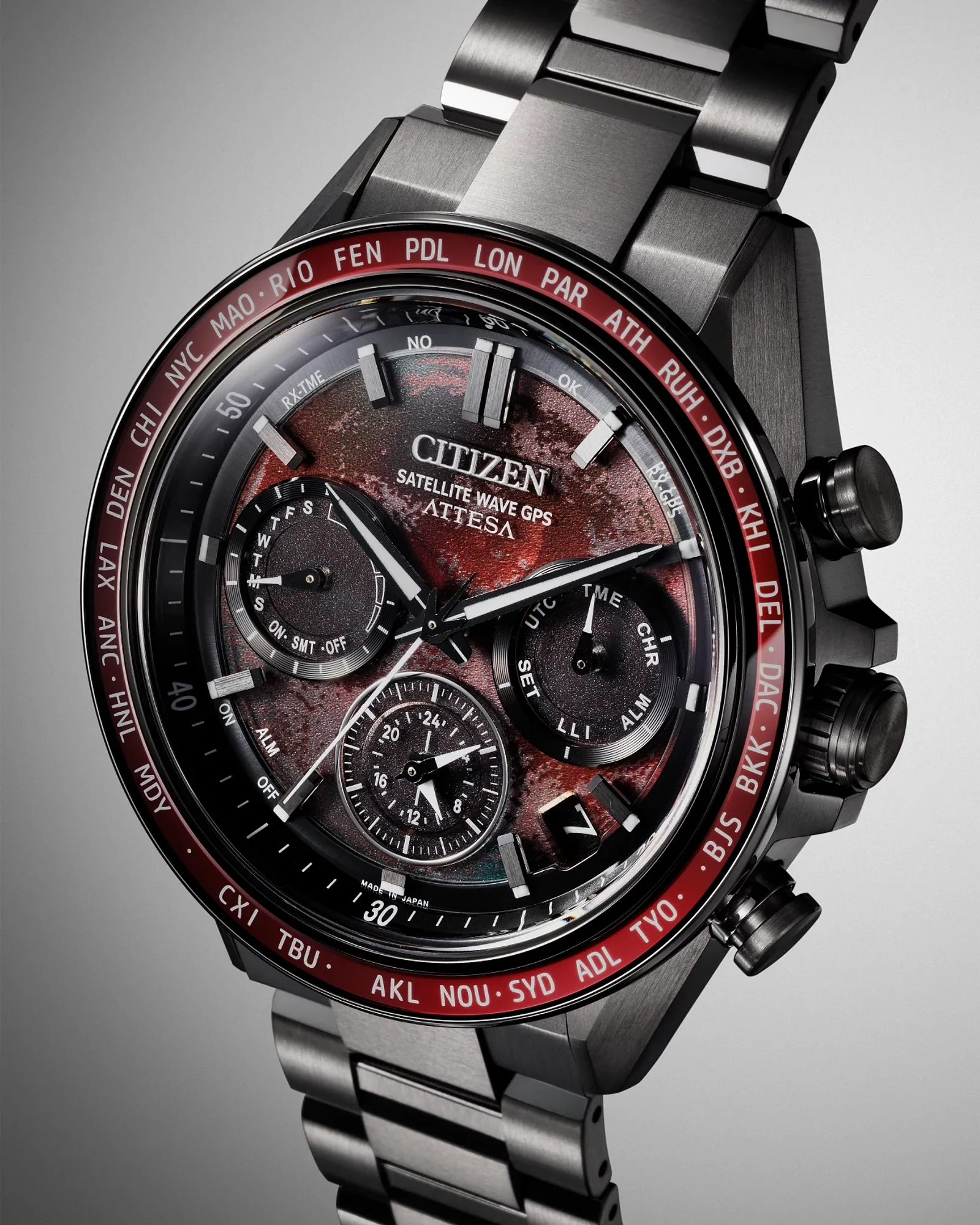 Citizen CC4077-71Z Attesa Limited Edition F950 Shades of Red Super