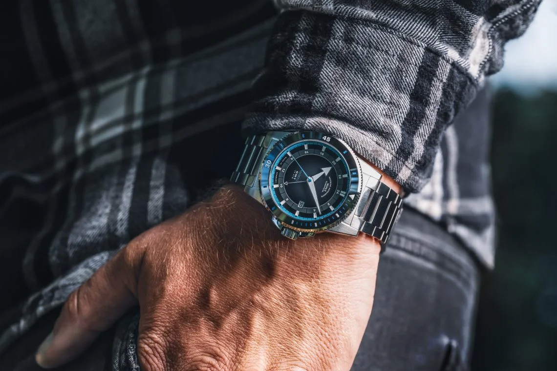Muhle Glashutte M1-52-13-CK Sportivo Travel GMT Blue Automatic