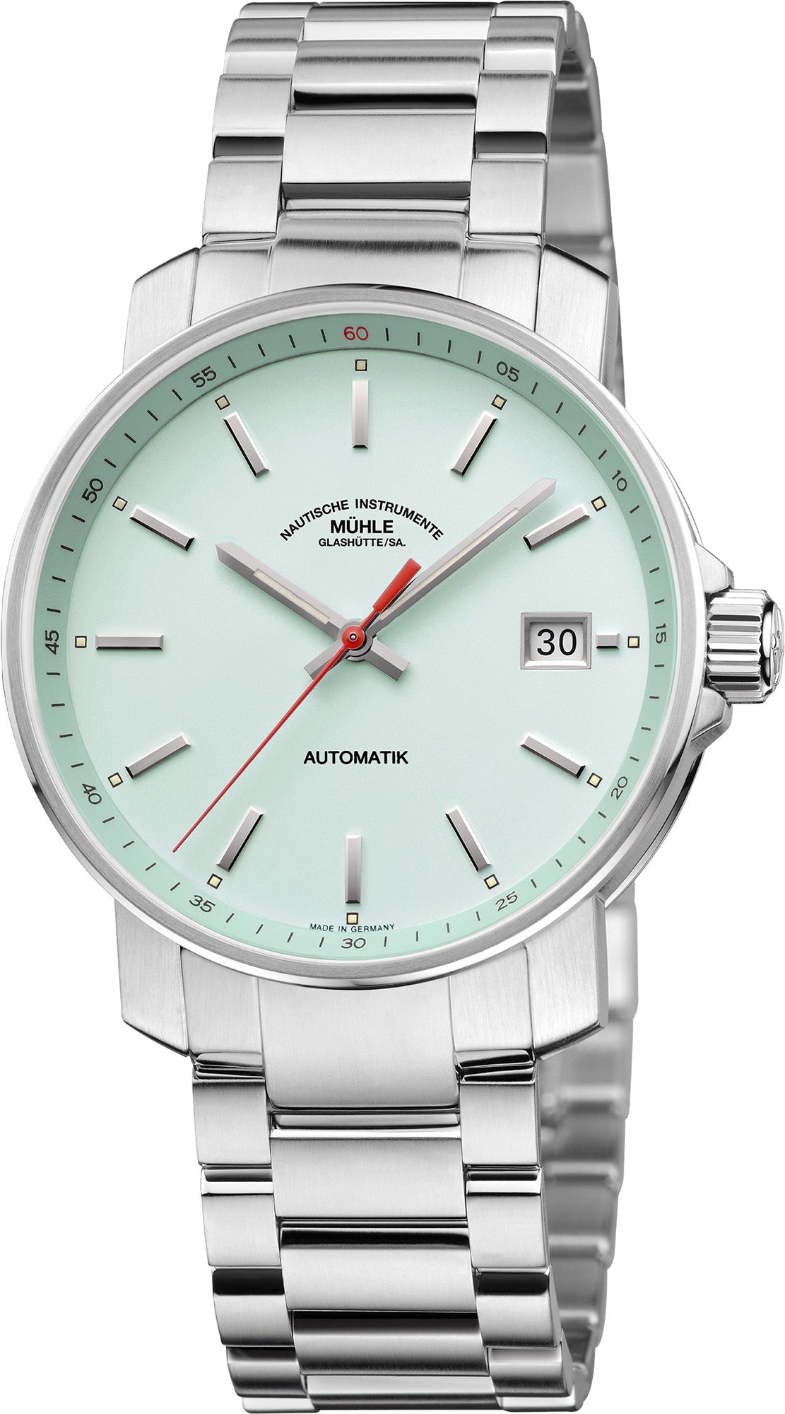 Muhle Glashutte M1-25-29-MB 29er Automatic Mint Dial 36mm Bracelet