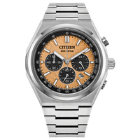 Citizen CA4610-85Z Zenshin Chrono Super Titanium Salmon Dial