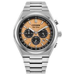 Citizen CA4610-85Z Zenshin Chrono Super Titanium Salmon Dial