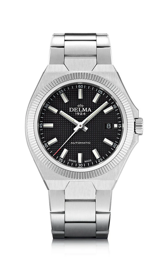 Delma 41701.740.6.031 Midland Automatic Black Dial Stainless Steel