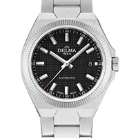 Delma 41701.740.6.031 Midland Automatic Black Dial Stainless Steel