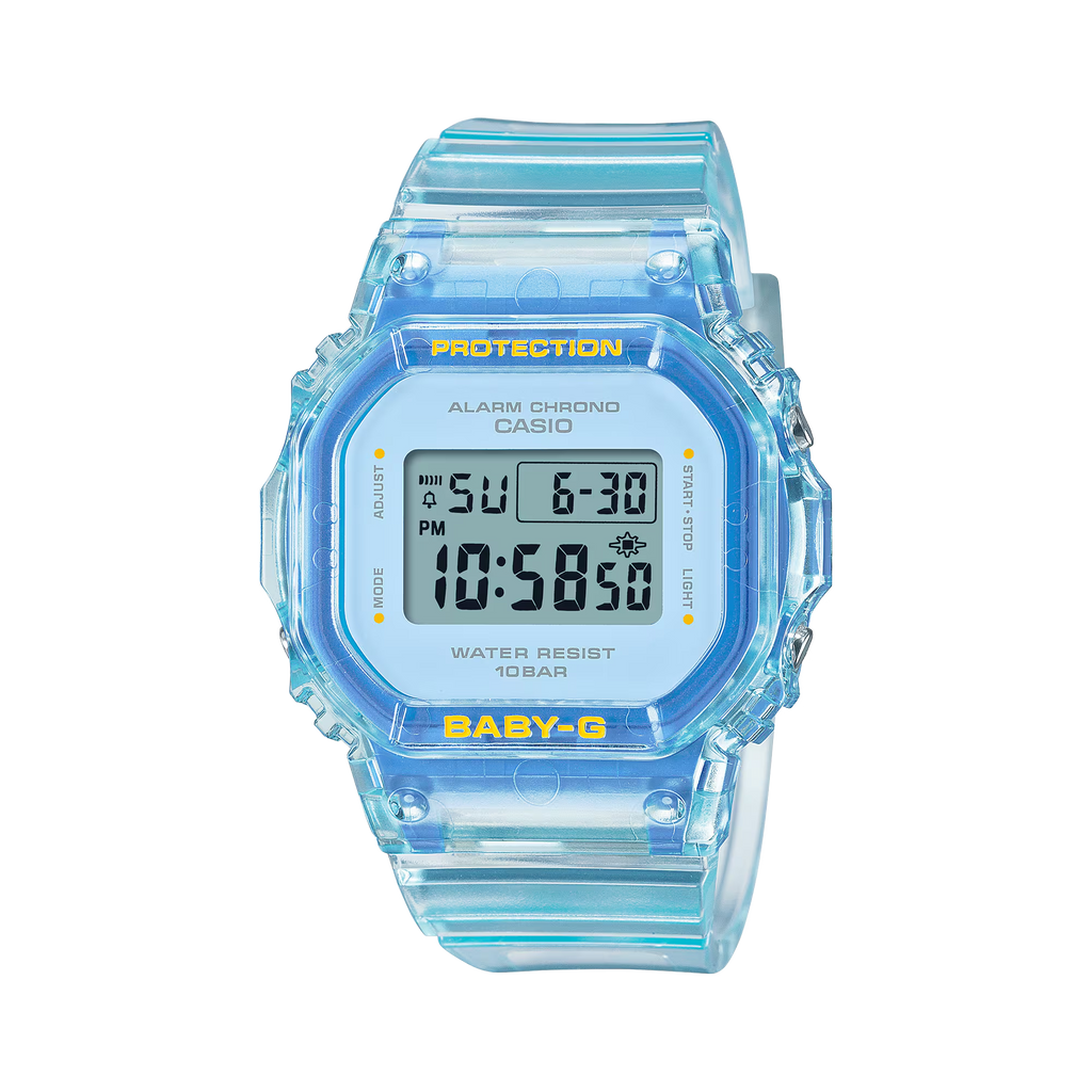 G-Shock BGD565SJ-2 Baby-G Translucent Blue Active Square Digital