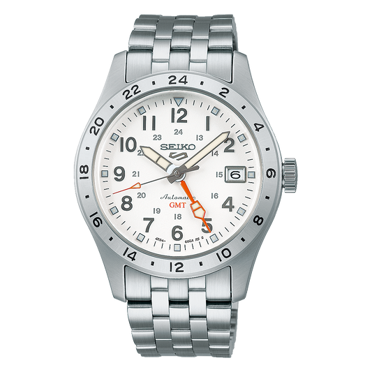 Seiko 5 Sports SSK059 Field GMT White Dial 39mm Automatic
