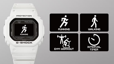G-Shock DWH5600-7 G-Squad Heart Rate Monitor White