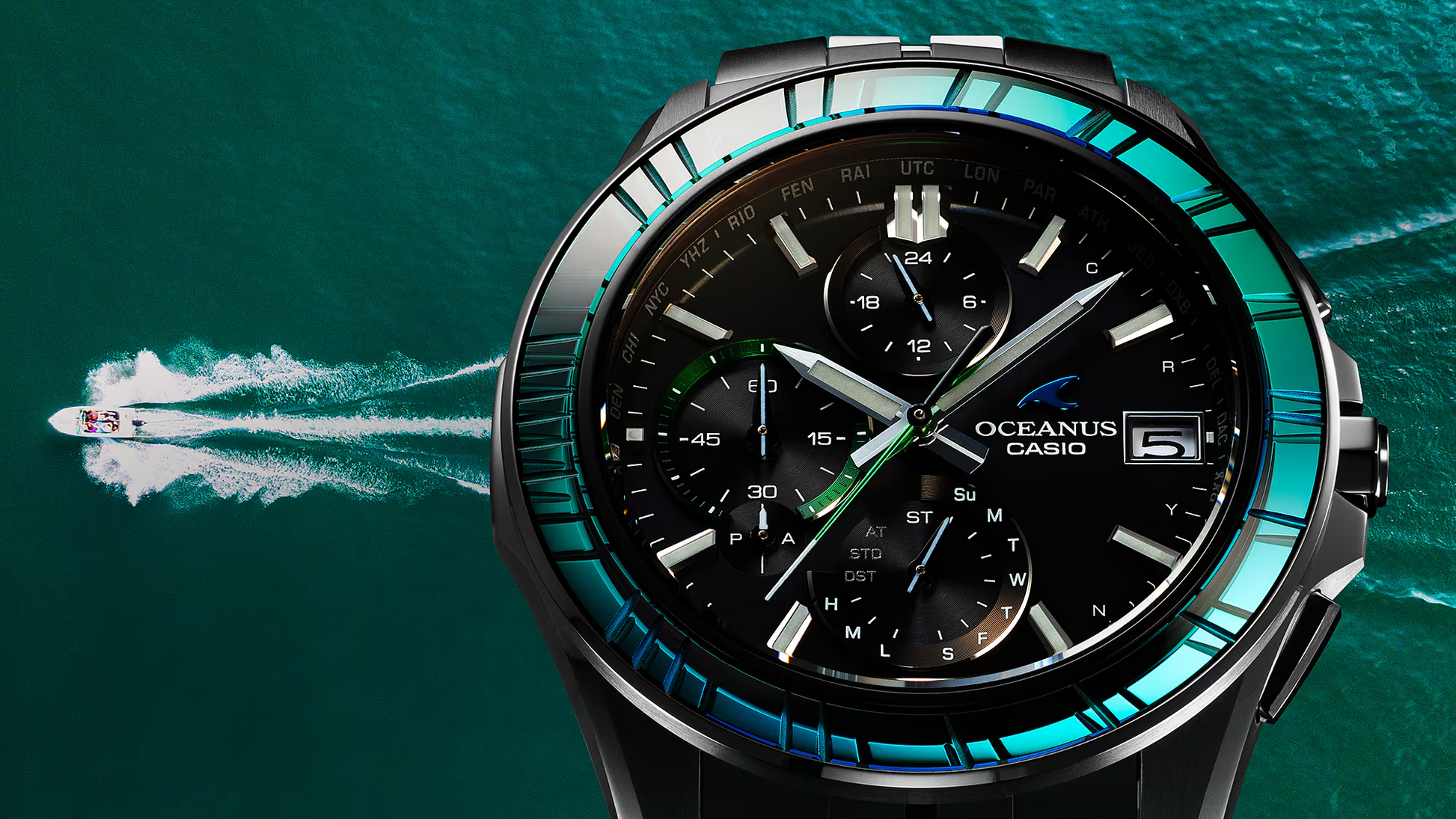 Casio OCWS7000SG1A Oceanus Manta 20th Anniversary Edo-Kiriko Hand Casio OCWS7000SG1A Oceanus Manta 20th Anniversary Edo-Kiriko Hand