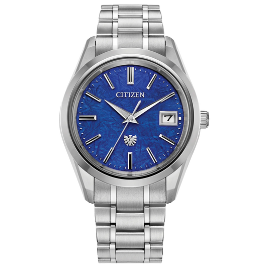 Citizen AQ4100-57M The CITIZEN Super Titanium Eagle Feather Blue Ultraprecise Caliber A060