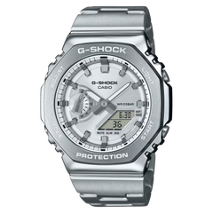 G-Shock GM2110D-7A G-STEEL 2100 Series Metal Silver Dial