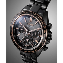 Citizen CC4074-61W Attesa Super Titanium GPS Satellite Timekeeping Black Rose Gold