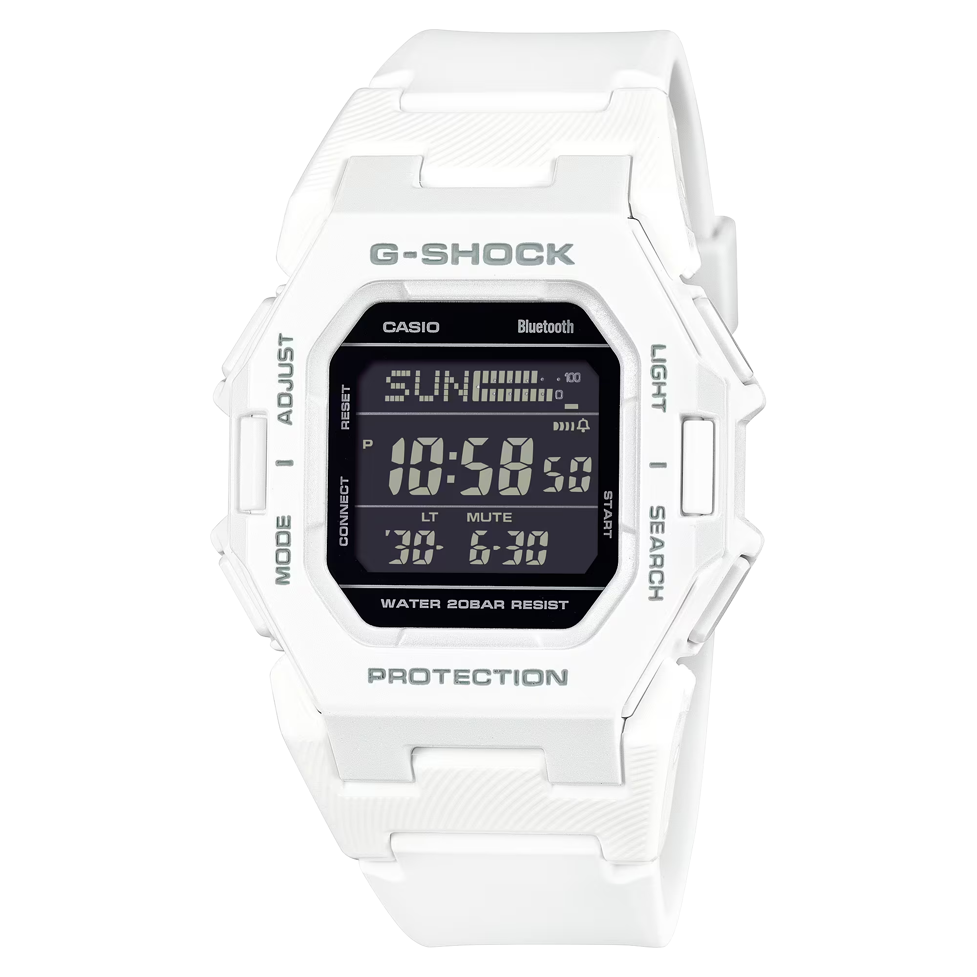 G-Shock GDB500-7 Digital Step Tracker Slim Compact White