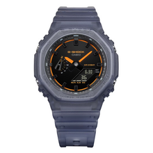 G-Shock GA2100K-2A Mysterious Smoky Light Blue Orange Ana-Digi Octagon Resin