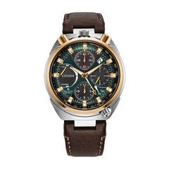 Citizen AV0104-06W Promaster Tsuno Racer Chrono Limited Edition Two Tone Green
