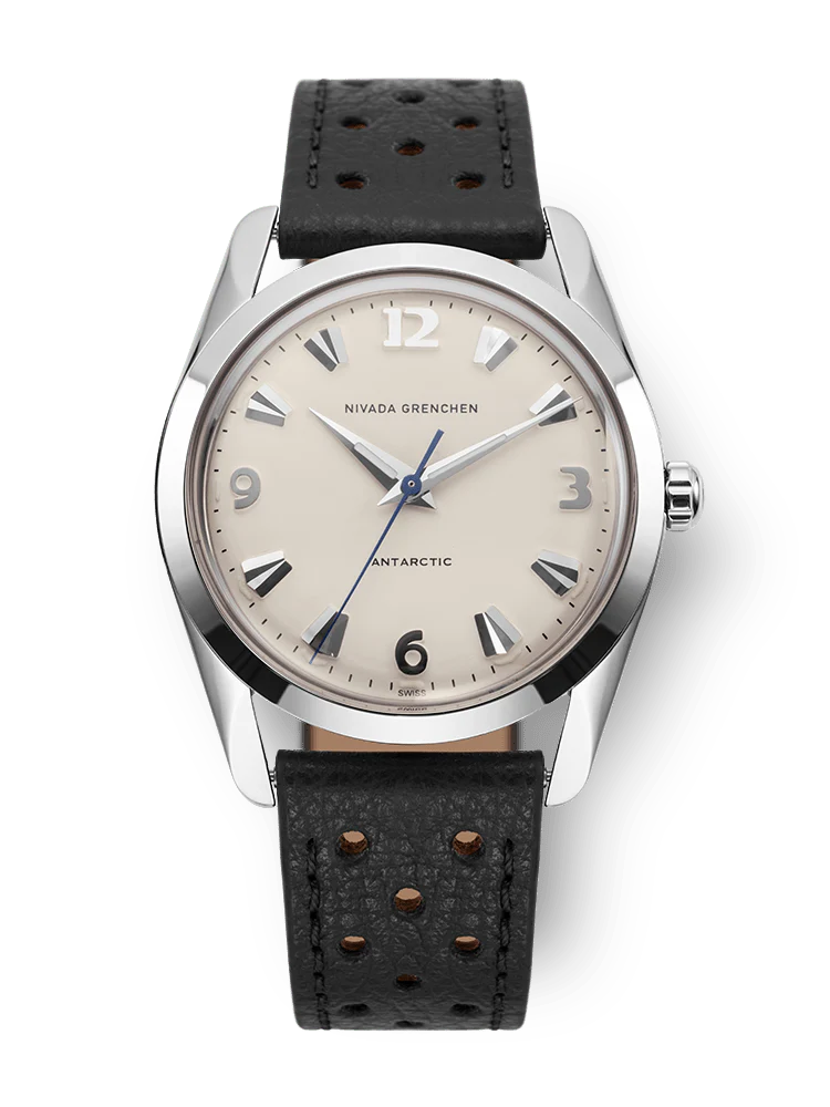 Nivada Grenchen 35004M40 Antarctic 35mm Eggshell White Luminova Automatic