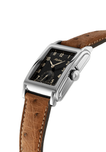 Alpina AL-530BA3C6 Heritage Carree Automatic 140th Anniversary Tank Black Dial